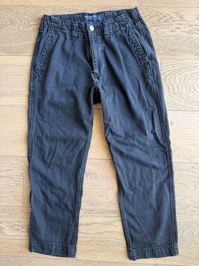 Abercrombie & Fitch Men's Lightweight Loose Fit Jeans 28x28 Gray-Black